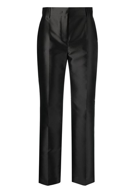 Black Mikado tailored trousers Alberta Ferretti - women